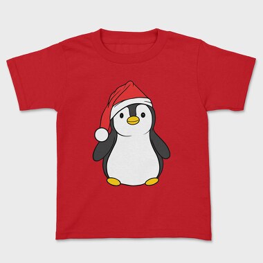 Christmas Penguin, Kids' T-Shirt