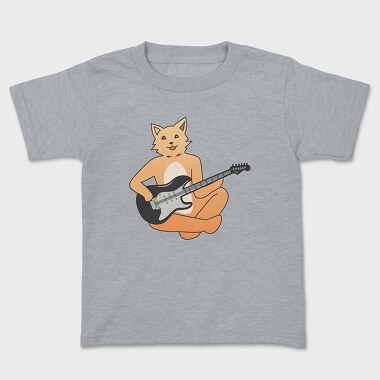 Dog Playing Guitar 12, Kids' T-Shirt