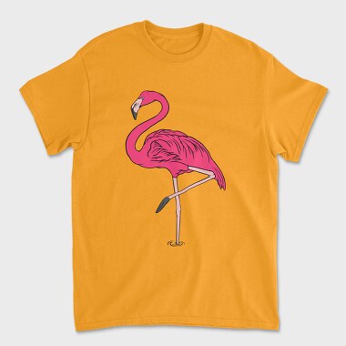 Flamingo, Unisex Men's T-Shirt