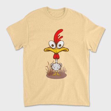 Funny Chicken, Unisex Men's T-Shirt