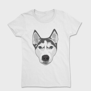 Husky Portrait, Women's T-Shirt