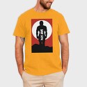 Dog Playing Guitar 9, Unisex Men's T-Shirt