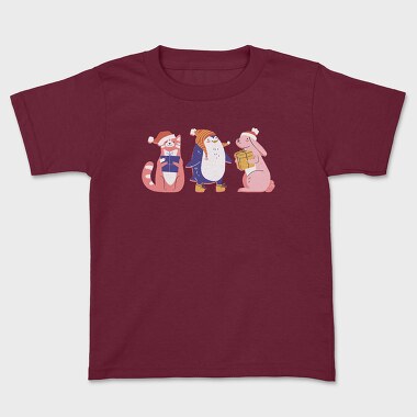Christmas Animals, Kids' T-Shirt