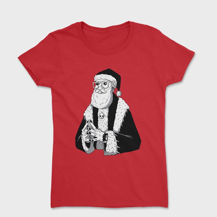 Goth Santa, Women's T-Shirt