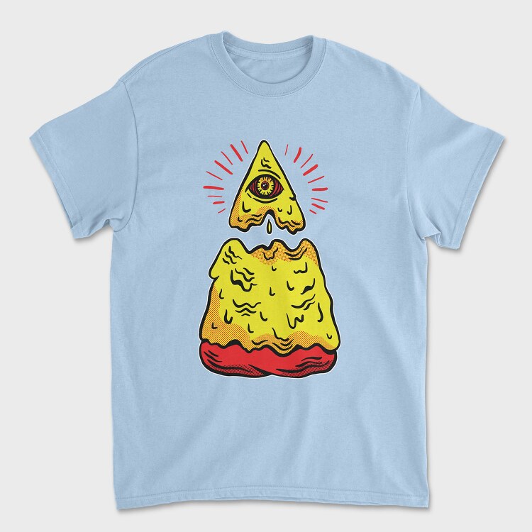 Illuminati Pizza, Унисекс Мъжка Тениска