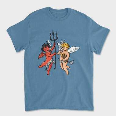 Demond Angel Smoking, Unisex Men's T-Shirt