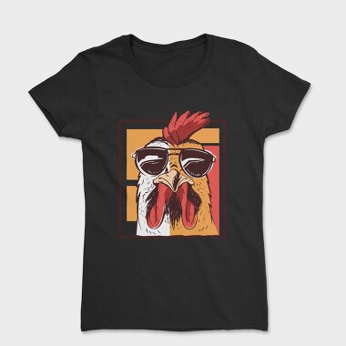 Chicken Glasses, Women's T-Shirt