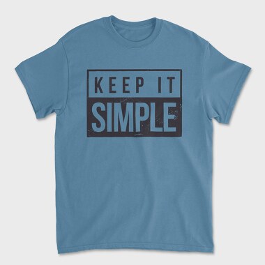 Keep It Simple, Unisex Men's T-Shirt