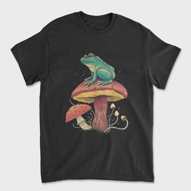Mushroom Frog, Unisex Men's T-Shirt