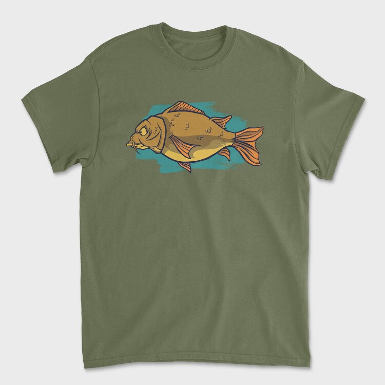 Big Carp Fish, Unisex Men's T-Shirt