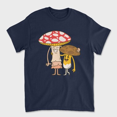 Mushrooms, Unisex Men's T-Shirt