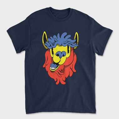 Llama Chewing, Unisex Men's T-Shirt