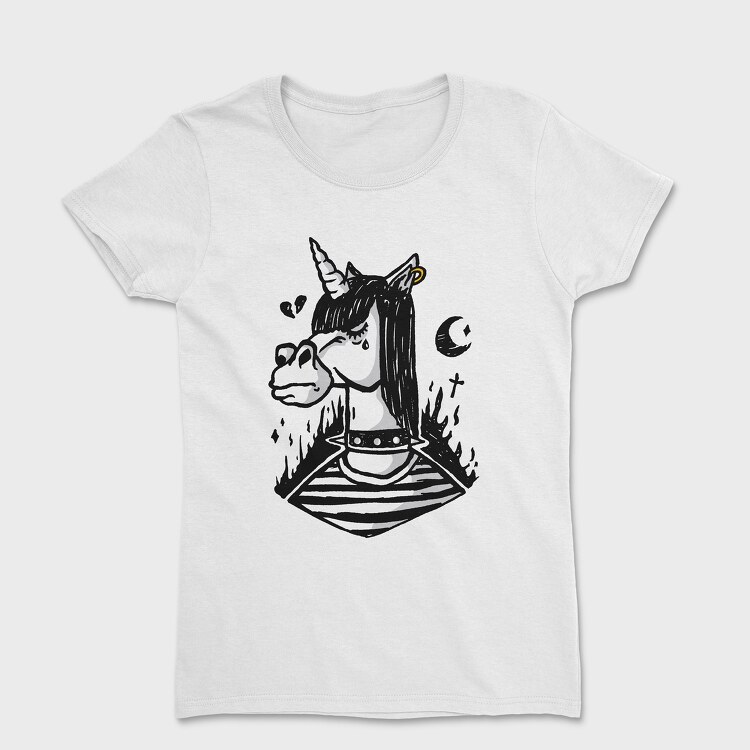 Emo Unicorn, Women's T-Shirt