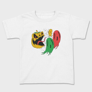Детска Тениска, Pumpkin Ghosts