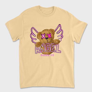 Унисекс Мъжка Тениска, Angel Wanna Be Teddy