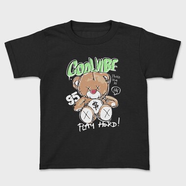 Cool Vibe Teddy Bear, Kids' T-Shirt