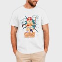 Do Not Cross Teddy Bear, Unisex Men's T-Shirt