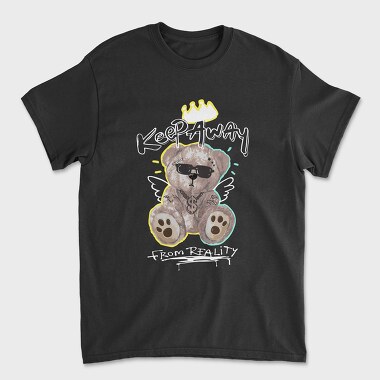 Keep Away From Reality Teddy, Unisex Men's T-Shirt