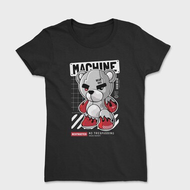 Machine Teddy Bear, Women's T-Shirt