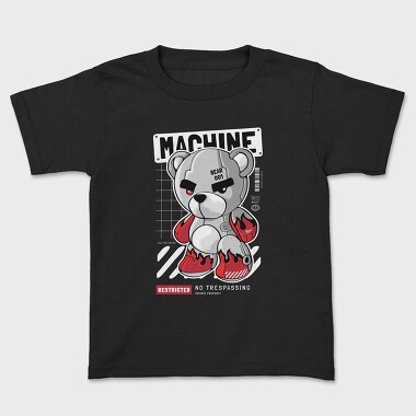 Machine Teddy Bear, Kids' T-Shirt