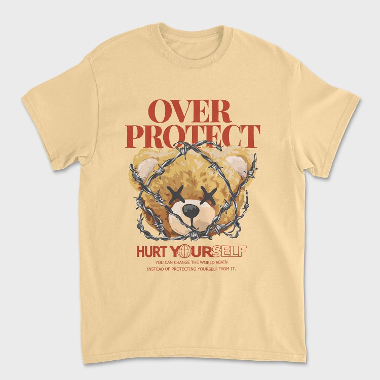 Overprotect Teddy, Unisex Men's T-Shirt