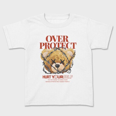 Overprotect Teddy, Kids' T-Shirt