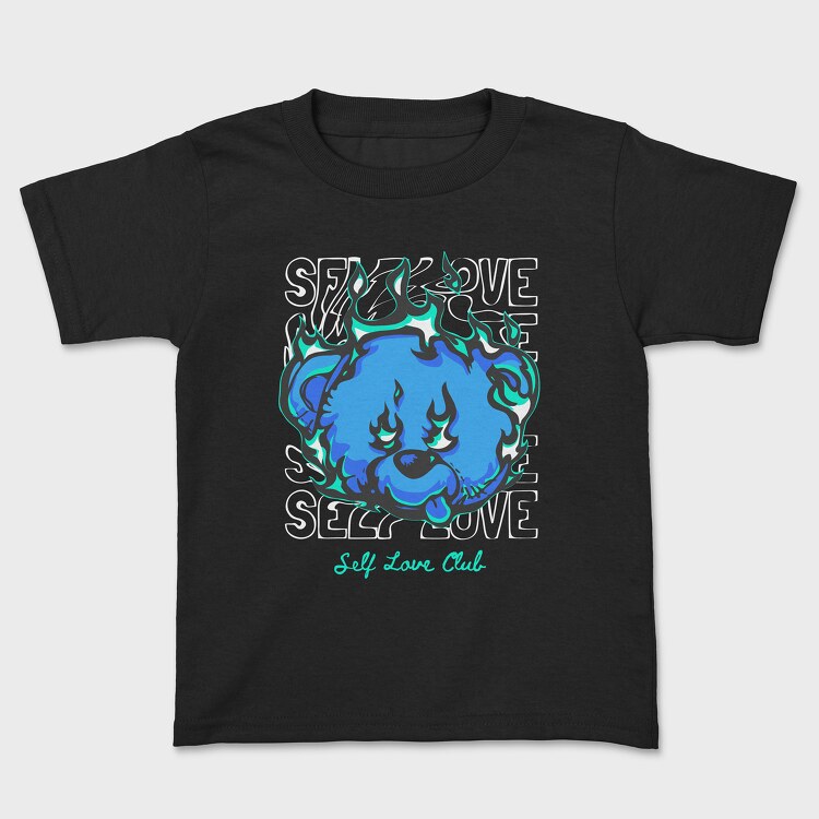 Self Love Teddy Bear, Kids' T-Shirt