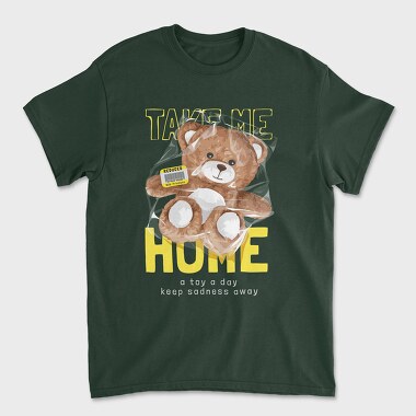 Take Me Teddy Bear, Unisex Men's T-Shirt