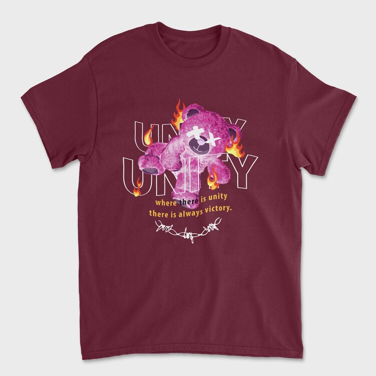 Unity Teddy, Унисекс Мъжка Тениска