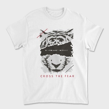Cross the Fear, Unisex Men's T-Shirt