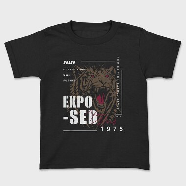 Exposed Tiger, Kids' T-Shirt