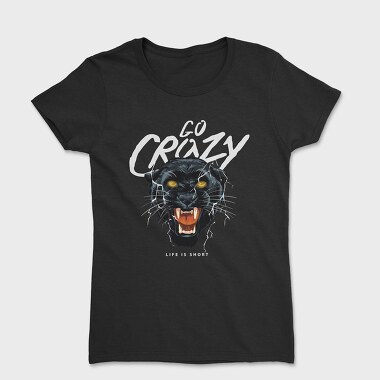 Go Crazy Black Panther, Women's T-Shirt