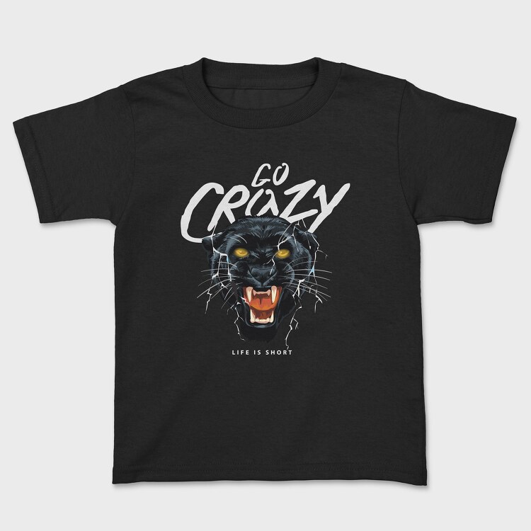 Go Crazy Black Panther, Детска Тениска
