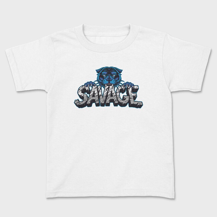 Savage Panther, Kids' T-Shirt