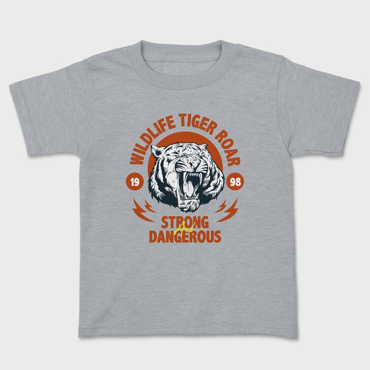 Wildlife Tiger Roar, Kids' T-Shirt
