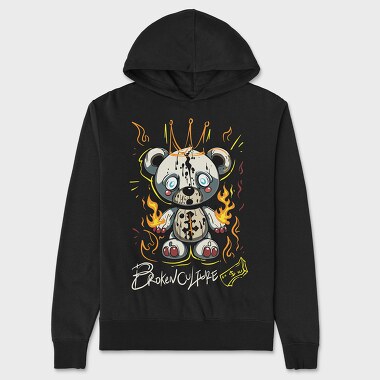 Cartoon Teddy, Unisex Men's Hoodie