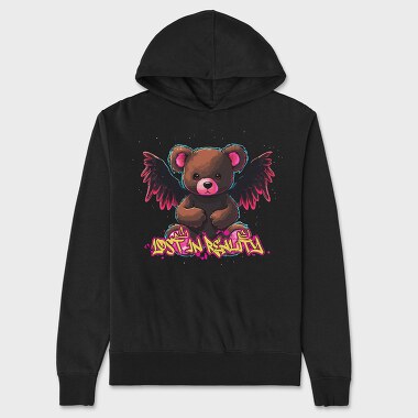 Lost Inn Reality Teddy Bear, Unisex Men's Hoodie