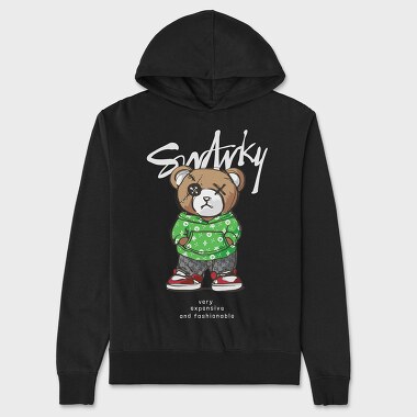 Very Expensive Teddy Bear, Unisex Men's Hoodie