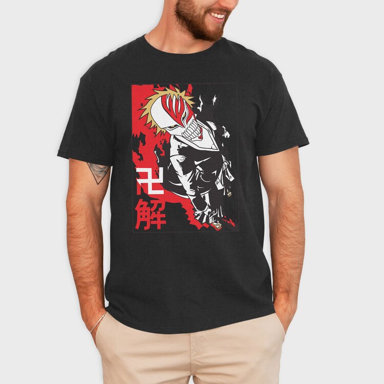 Danger Orange Teddy Bear, Унисекс Мъжка Тениска