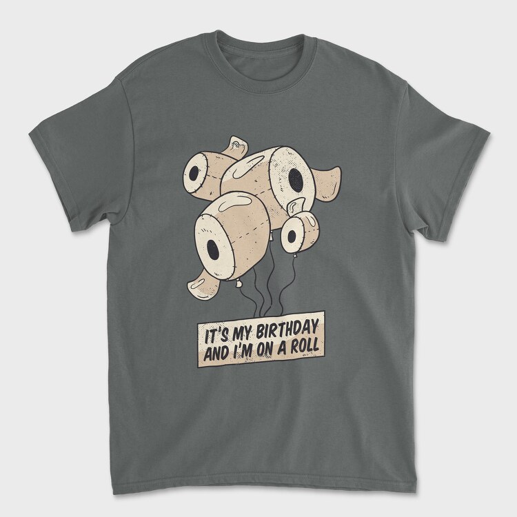 Birthday Toilet Paper, Унисекс Мъжка Тениска