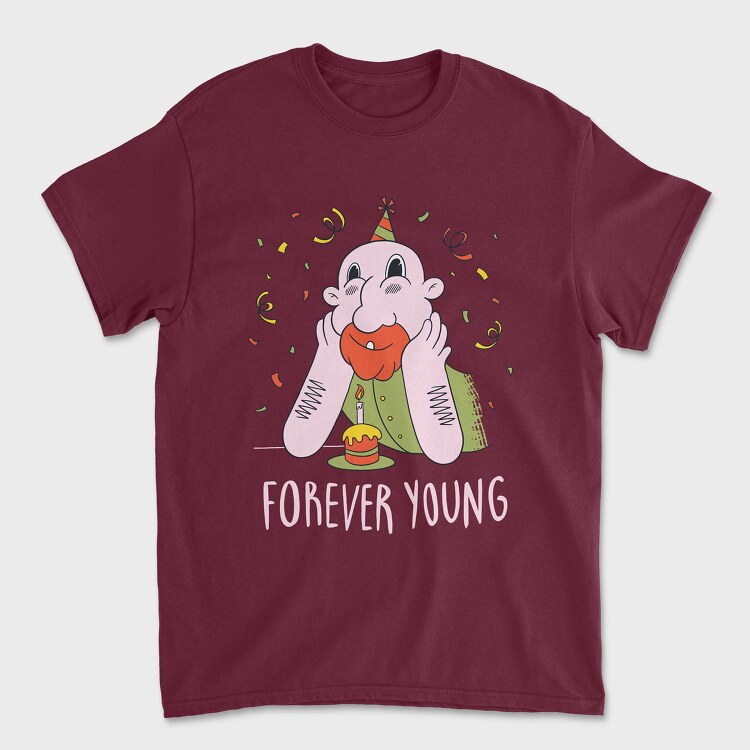 Forever Young, Unisex Men's T-Shirt