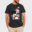 Watch Your Back Teddy Bear, Unisex Men's T-Shirt