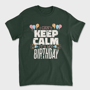 Унисекс Мъжка Тениска, Birthday