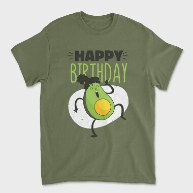 Унисекс Мъжка Тениска, Happy Birthday