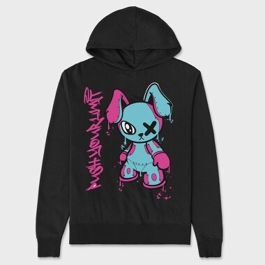 Push Your Limit Teddy Bear, Unisex Men's Hoodie