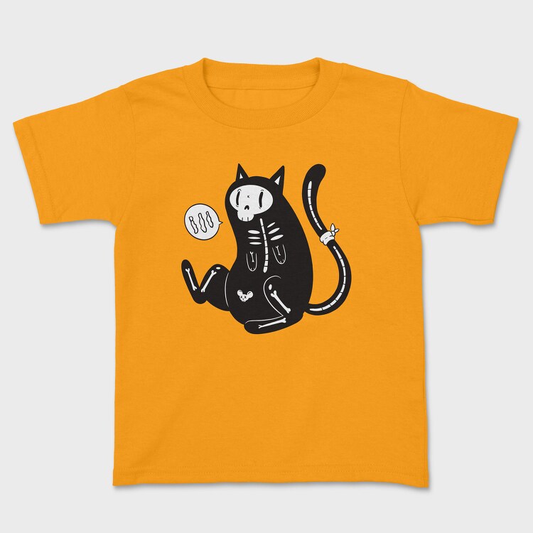 Skeleton Cat, Детска Тениска