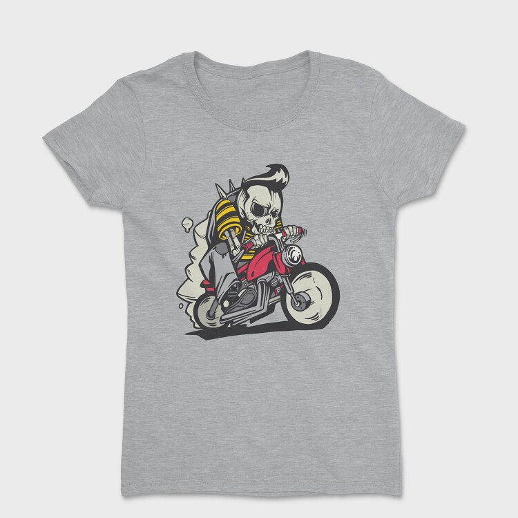 Skull Bike, Women's T-Shirt