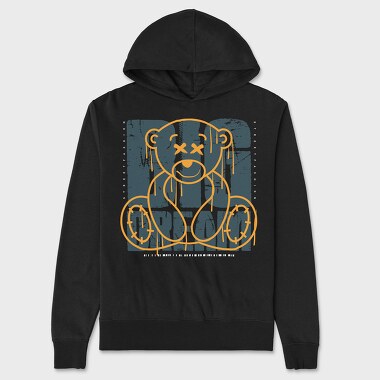 Big Dream Teddy Bear, Unisex Men's Hoodie