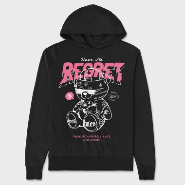 Regret Teddy Bear, Унисекс Мъжко Суичър