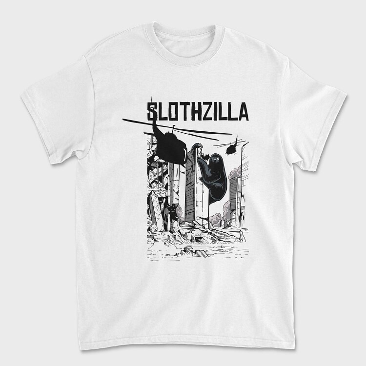 Slothzilla, Unisex Men's T-Shirt